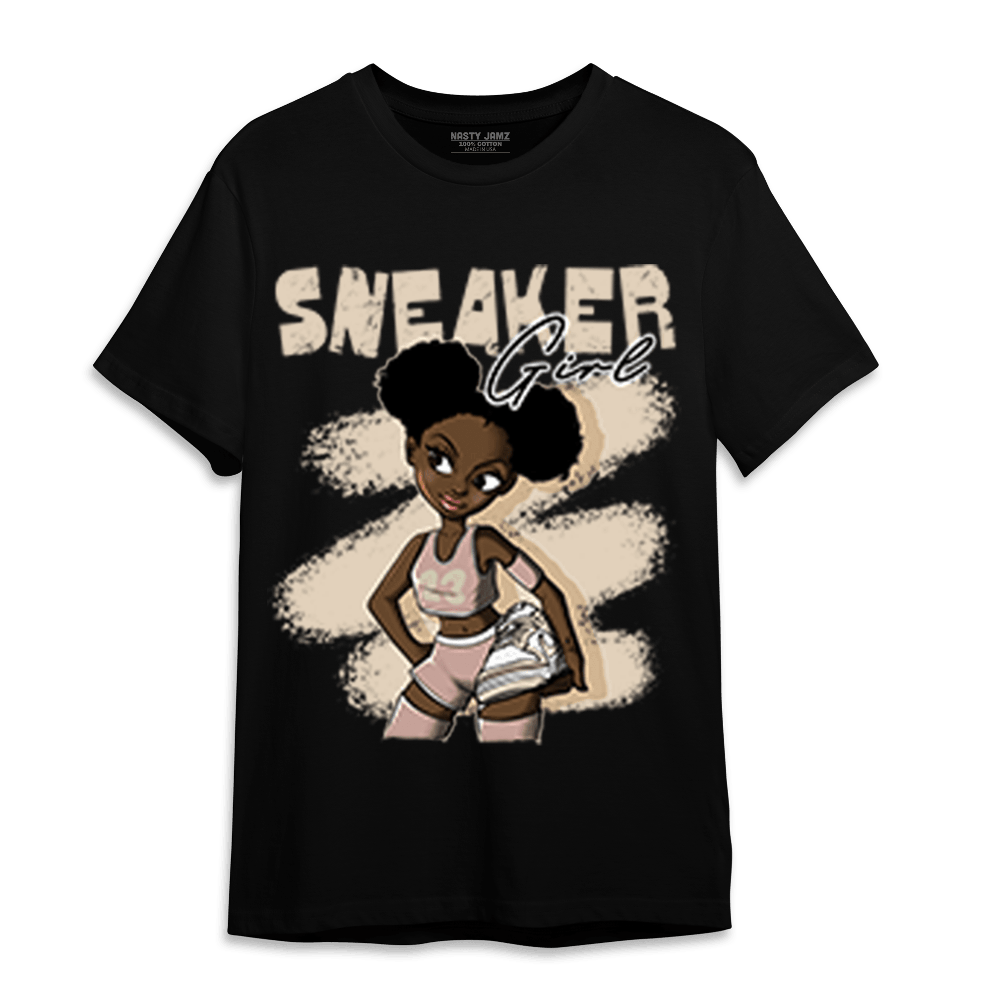 Dunk Low Twist Sanddrift T Shirt Match Black Sneaker Girl - NastyJamz