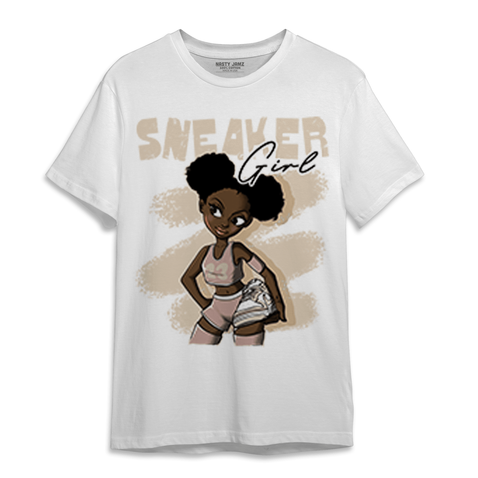 Dunk Low Twist Sanddrift T Shirt Match Black Sneaker Girl - NastyJamz