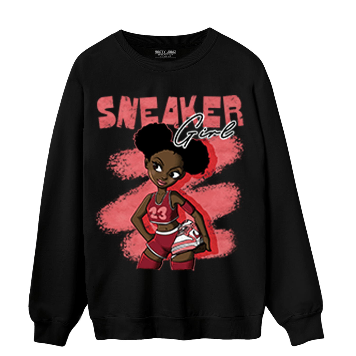 Dunk Low WMNS Valentine Day Sweatshirt Match Black Sneaker Girl - NastyJamz