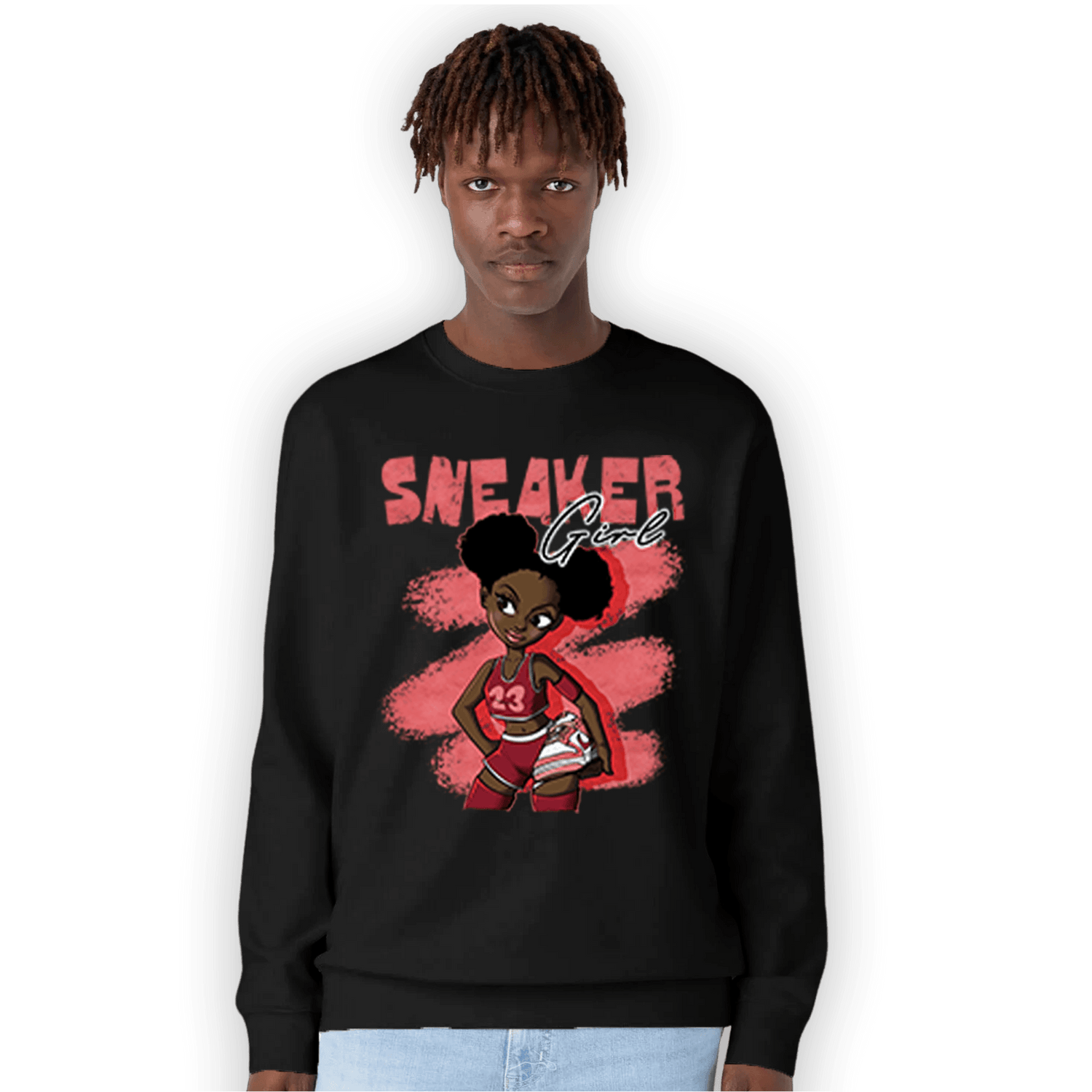 Dunk Low WMNS Valentine Day Sweatshirt Match Black Sneaker Girl - NastyJamz