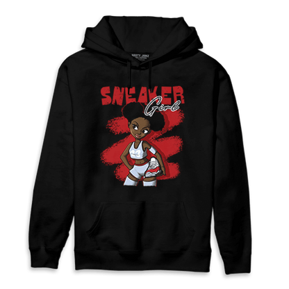Cherry 11s Hoodie Match Black Sneaker Girl - NastyJamz