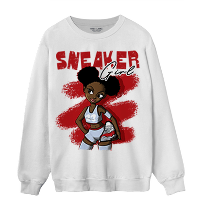 Cherry 11s Sweatshirt Match Black Sneaker Girl - NastyJamz