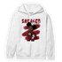 Cherry 12s Hoodie Match Black Sneaker Girl - NastyJamz