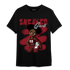 Cherry 12s T Shirt Match Black Sneaker Girl - NastyJamz