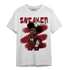 Cherry 12s T Shirt Match Black Sneaker Girl - NastyJamz
