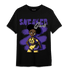 Field Purple 12s T Shirt Match Black Sneaker Girl - NastyJamz