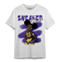 Field Purple 12s T Shirt Match Black Sneaker Girl - NastyJamz