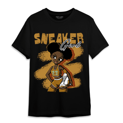 Wheat 13s T Shirt Match Black Sneaker Girl - NastyJamz