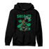 Celtic Lucky Green 1s Hoodie Match Black Sneaker Girl - NastyJamz