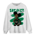 Celtic Lucky Green 1s Sweatshirt Match Black Sneaker Girl - NastyJamz
