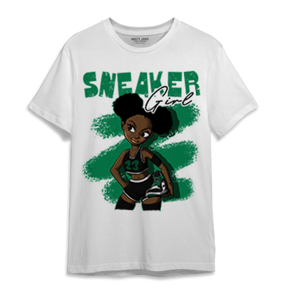 Celtic Lucky Green 1s T Shirt Match Black Sneaker Girl - NastyJamz