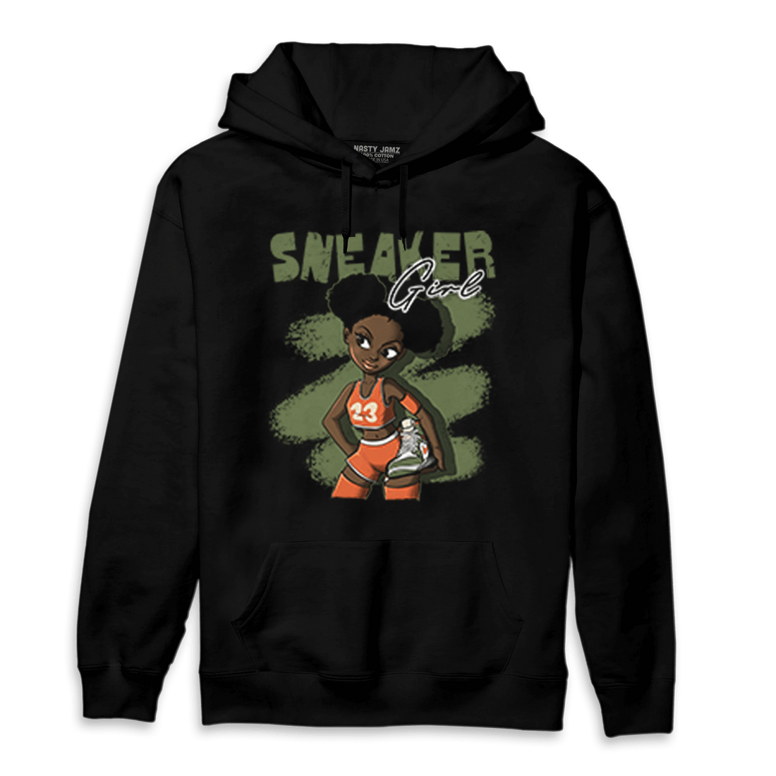 High OG Celadon 1s Hoodie Match Black Sneaker Girl - NastyJamz