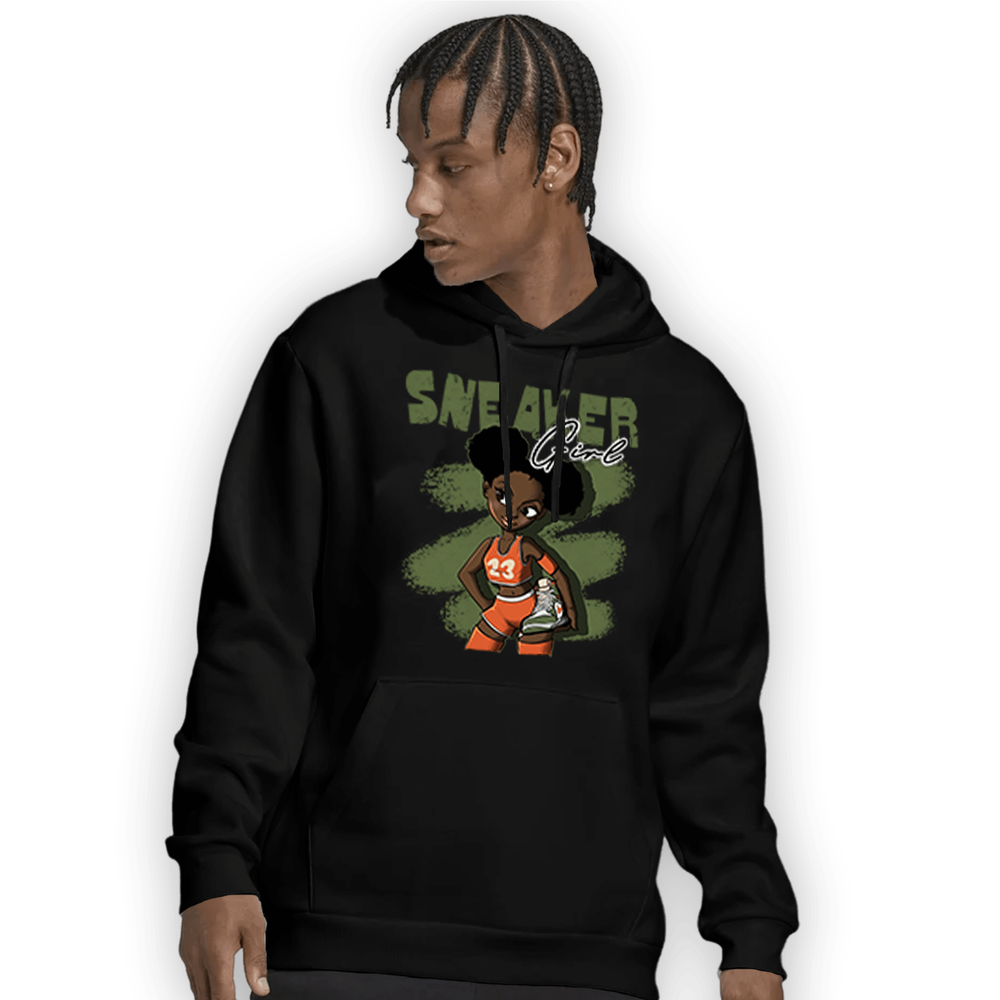 High OG Celadon 1s Hoodie Match Black Sneaker Girl - NastyJamz