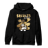 High OG Metallic Gold 1s Hoodie Match Black Sneaker Girl - NastyJamz