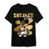 High OG Metallic Gold 1s T Shirt Match Black Sneaker Girl - NastyJamz