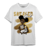 High OG Metallic Gold 1s T Shirt Match Black Sneaker Girl - NastyJamz
