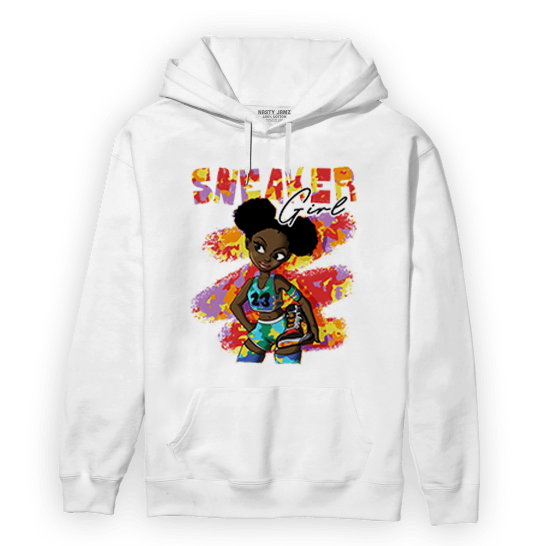 Mid GS Six Championships 1s Hoodie Match Black Sneaker Girl - NastyJamz