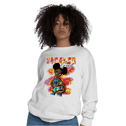 Mid GS Six Championships 1s Sweatshirt Match Black Sneaker Girl - NastyJamz