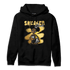 Mid SE Black Gold 1s Hoodie Match Black Sneaker Girl - NastyJamz