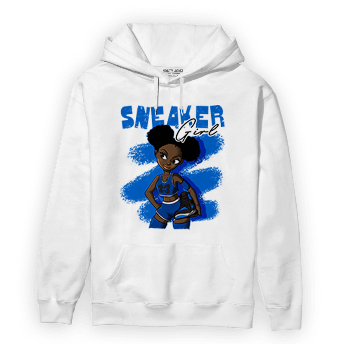 Royal Reimagined 1s Hoodie Match Black Sneaker Girl - NastyJamz