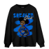 Royal Reimagined 1s Sweatshirt Match Black Sneaker Girl - NastyJamz