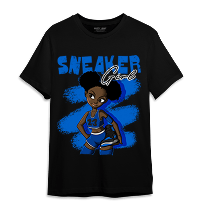 Royal Reimagined 1s T Shirt Match Black Sneaker Girl - NastyJamz