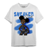 University Blue Toe 1s T Shirt Match Black Sneaker Girl - NastyJamz