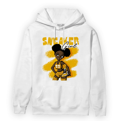 Yellow Ochre 1s Hoodie Match Black Sneaker Girl - NastyJamz