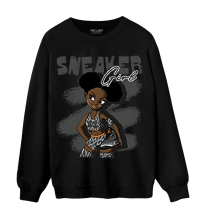 Fear Pack 3s Sweatshirt Match Black Sneaker Girl - NastyJamz