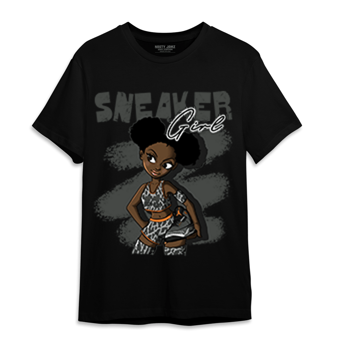 Fear Pack 3s T Shirt Match Black Sneaker Girl - NastyJamz