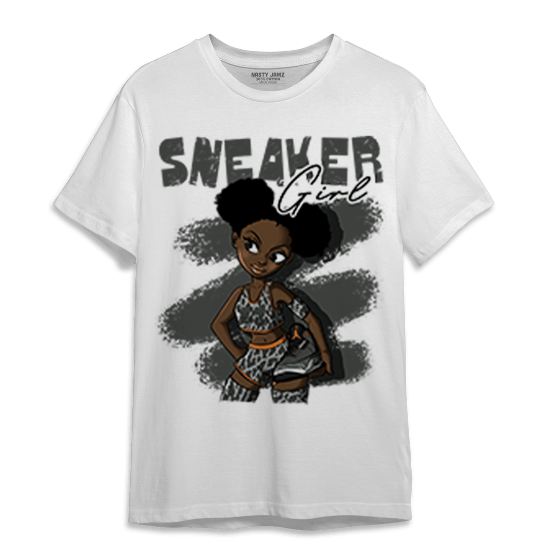 Fear Pack 3s T Shirt Match Black Sneaker Girl - NastyJamz