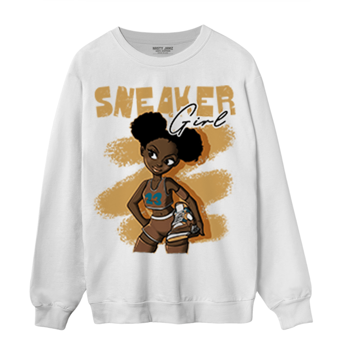Cacao Wow 4s Sweatshirt Match Black Sneaker Girl - NastyJamz