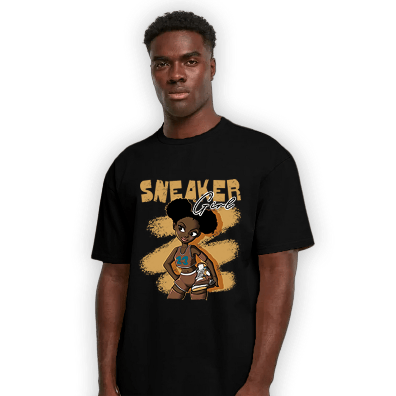 Cacao Wow 4s T Shirt Match Black Sneaker Girl - NastyJamz