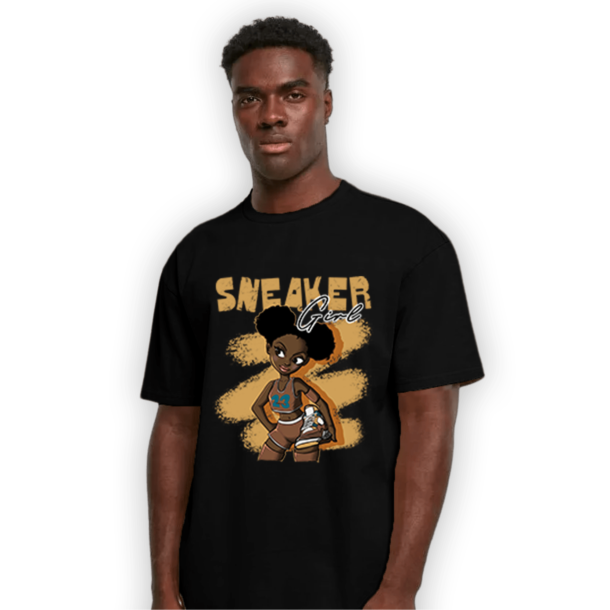 Cacao Wow 4s T Shirt Match Black Sneaker Girl - NastyJamz