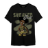 SE Craft Medium Olive 4s T Shirt Match Black Sneaker Girl - NastyJamz
