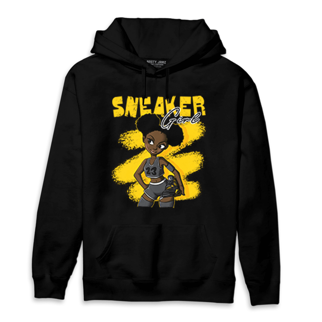 Thunder 4s Hoodie Match Black Sneaker Girl - NastyJamz