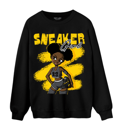 Thunder 4s Sweatshirt Match Black Sneaker Girl - NastyJamz