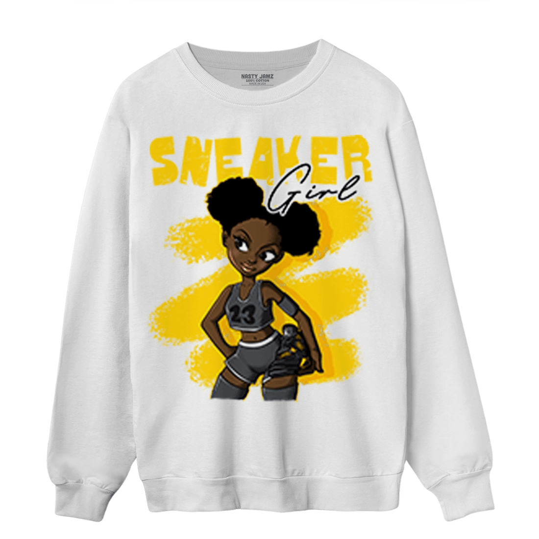 Thunder 4s Sweatshirt Match Black Sneaker Girl - NastyJamz