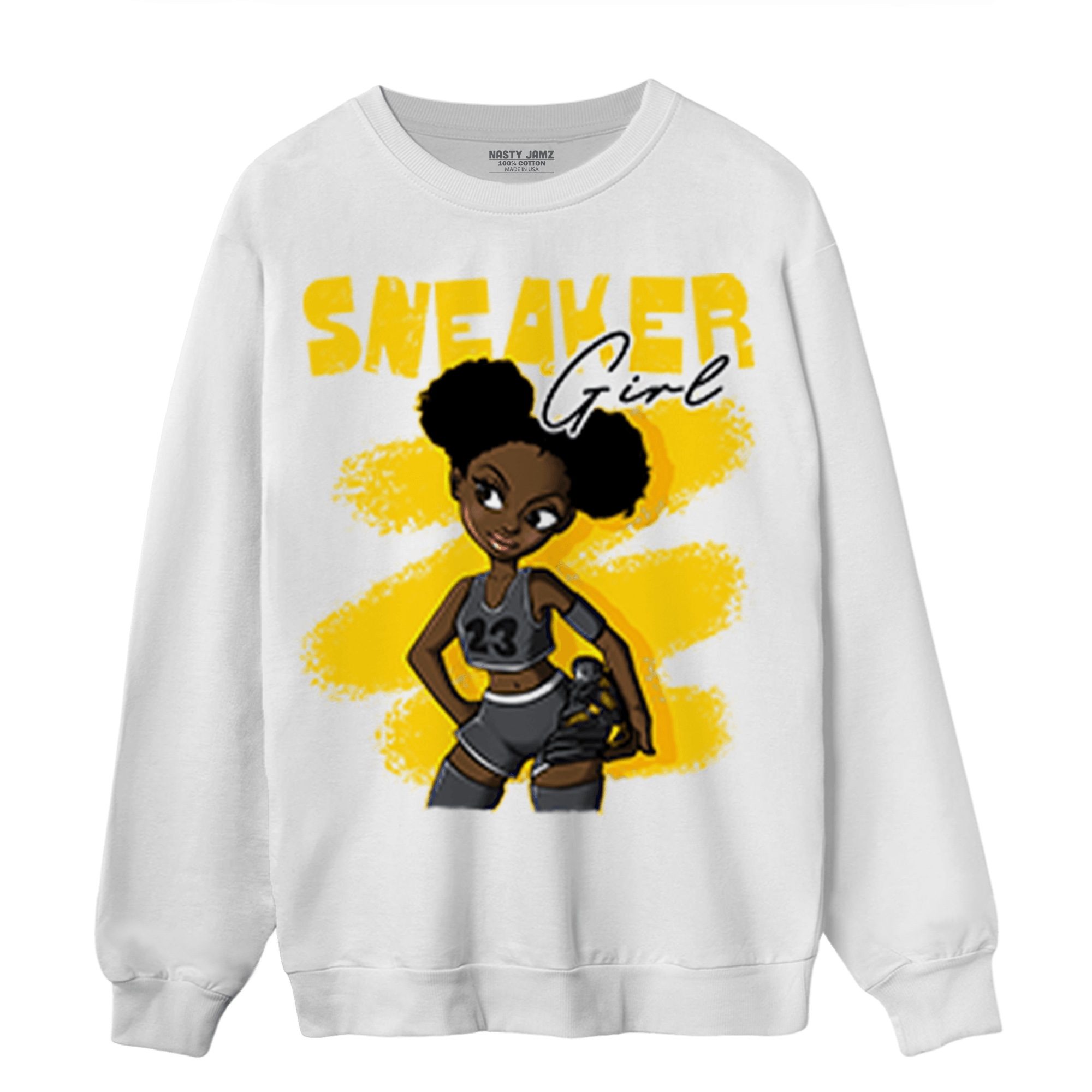 Thunder 4s Sweatshirt Match Black Sneaker Girl - NastyJamz