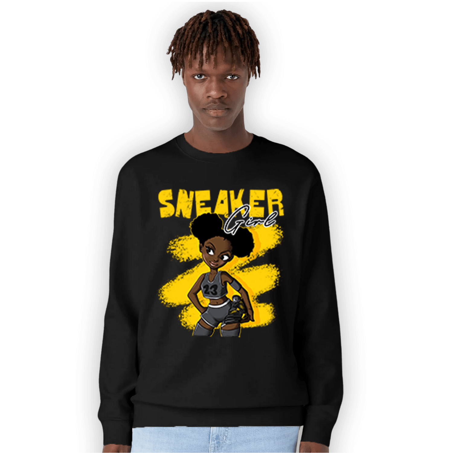 Thunder 4s Sweatshirt Match Black Sneaker Girl - NastyJamz