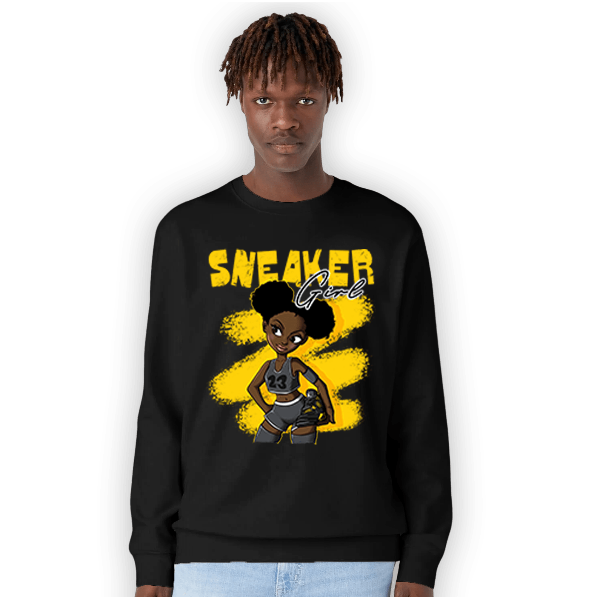 Thunder 4s Sweatshirt Match Black Sneaker Girl - NastyJamz
