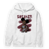 Burgundy 5s Hoodie Match Black Sneaker Girl - NastyJamz