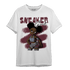 Burgundy 5s T Shirt Match Black Sneaker Girl - NastyJamz