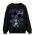 Midnight Navy 5s Sweatshirt Match Black Sneaker Girl - NastyJamz