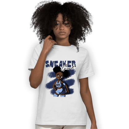 Midnight Navy 5s T Shirt Match Black Sneaker Girl - NastyJamz