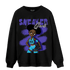 Aqua 6s Sweatshirt Match Black Sneaker Girl - NastyJamz