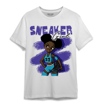Aqua 6s T Shirt Match Black Sneaker Girl - NastyJamz