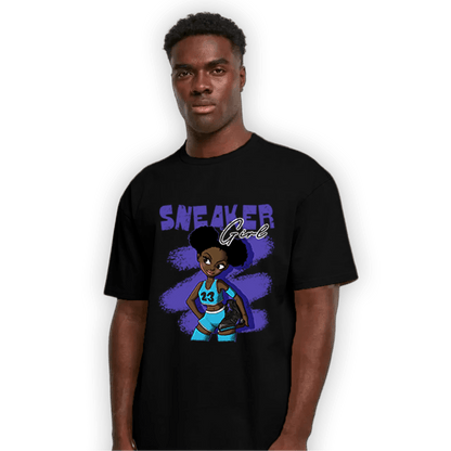 Aqua 6s T Shirt Match Black Sneaker Girl - NastyJamz