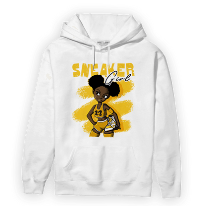 Yellow Ochre 6s Hoodie Match Black Sneaker Girl - NastyJamz