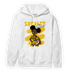 Yellow Ochre 6s Hoodie Match Black Sneaker Girl - NastyJamz